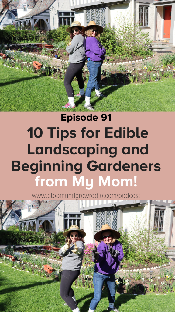 tips for edible landscaping and beginning gardeners 